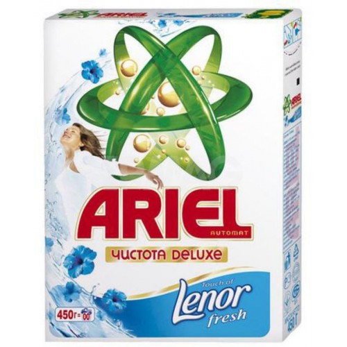 Пральний порошок Ariel Автомат Touch of Lenor Fresh 450 г Пральний порошок Ariel Автомат Touch of Lenor Fresh 450 г