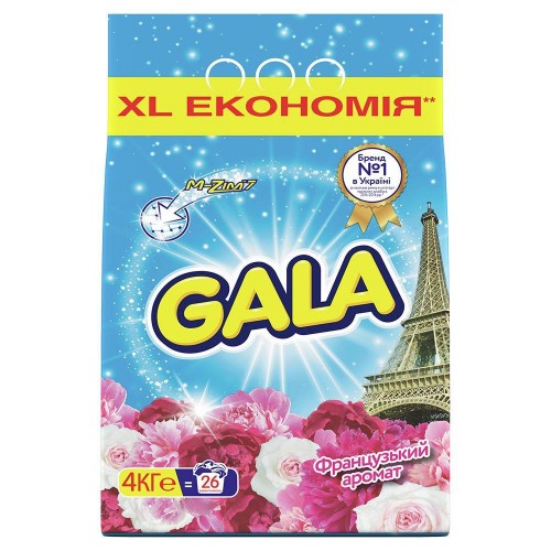 Пральний порошок GALA Автомат Французький аромат 4 кг