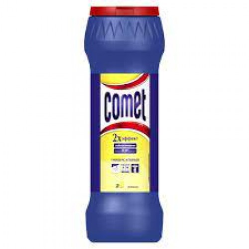 Порошок для чищення COMET Лимон з хлорінолом 475 г Порошок для чищення COMET Лимон з хлорінолом 475 г