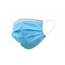 Маска захисна Face Mask блакитно-біла 3 шари 50шт