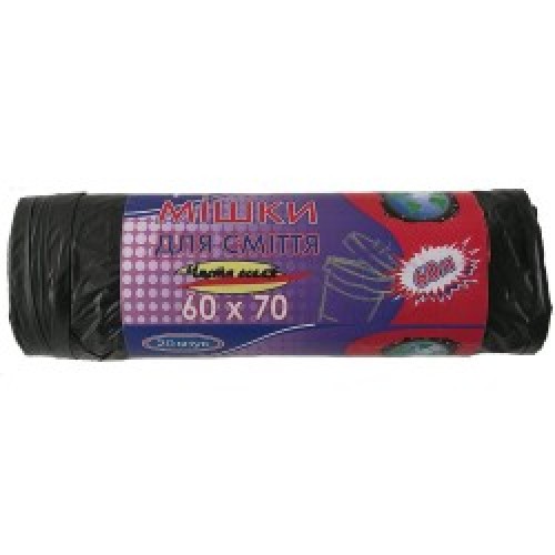 Пакети для сміття ПЕНТ 60*40 "Чиста оселя" р.(60*70)