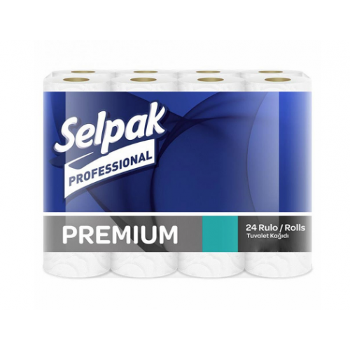 Туалетний папір Selpak Pro Premium 3-х шаровий 18,6 м 24 рулони Туалетний папір Selpak Pro Premium 3-х шаровий 18,6 м 24 рулони