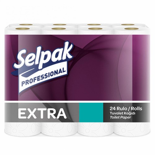 Туалетний папір Selpak Professional Extra двошаровий 22.3 м 24 рулони Туалетний папір Selpak Professional Extra двошаровий 22.3 м 24 рулони