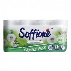 Туалетний папір Soffione Natural білий 3шар 8рул