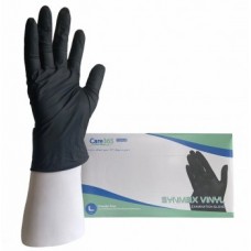 Рукавиці ВІНІЛОВІ оглядові нестерильн CARE L Black (100шт)