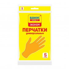 Рукавиці гумові універсальні БОНУС S економ