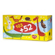 Серветки косметичні Ruta 2шар 155л білі пенал