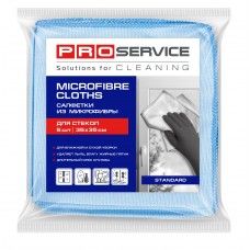 Серветки для прибирання мікрофібра для скла PROservice 5 шт