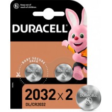 Батарейка літієва Duracell типу таблетка 3V DL2032/CR2032 2 шт