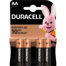 Батарейки алкалінові Duracell AA 1,5V (LR06) 4шт/уп