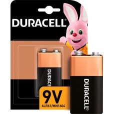 Батарейки лужні Duracell 9V (6LR61) MN1604